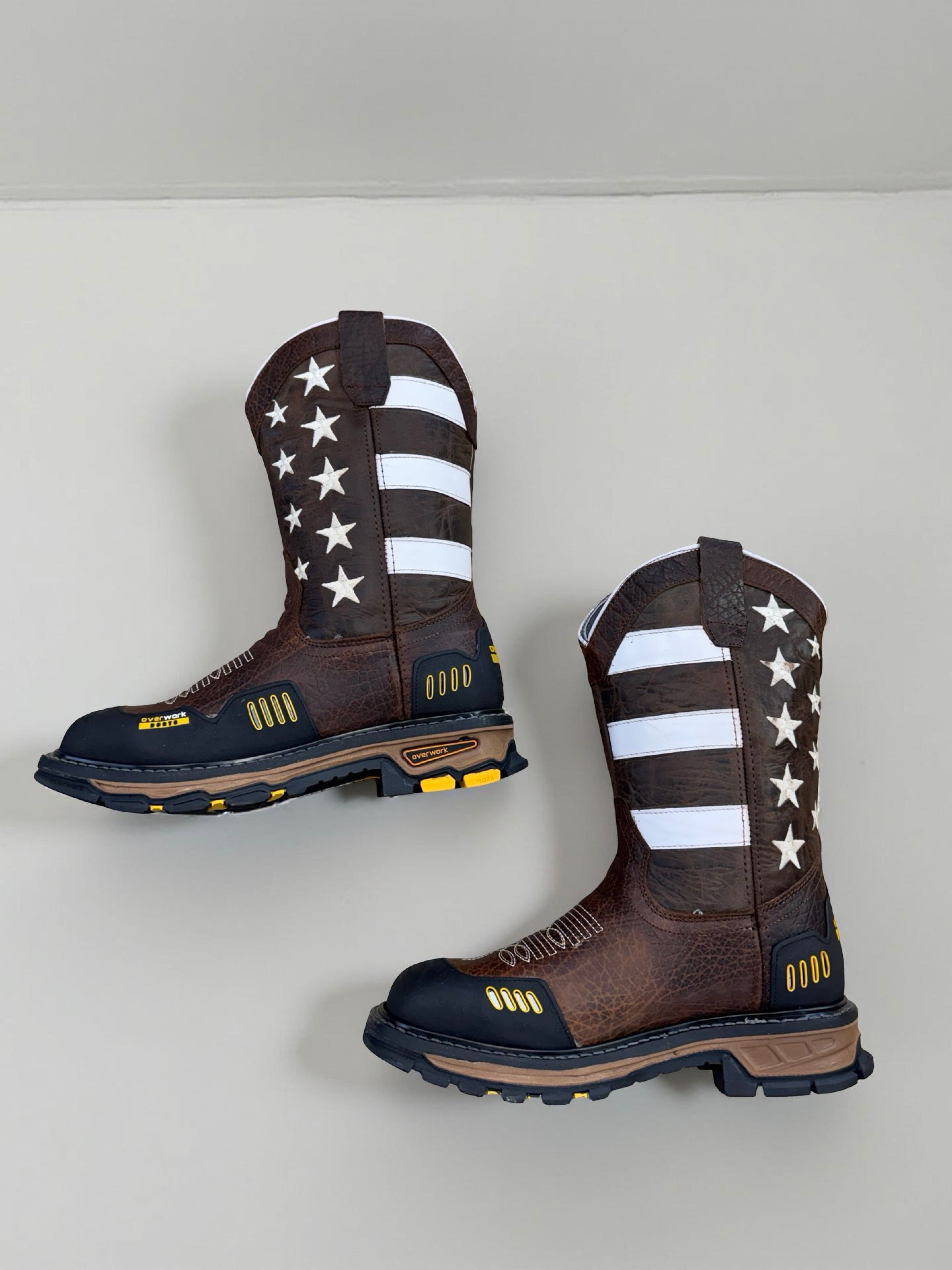 ‘’SHOULDER’’ CAFE STEEL TOE WORK BOOTS