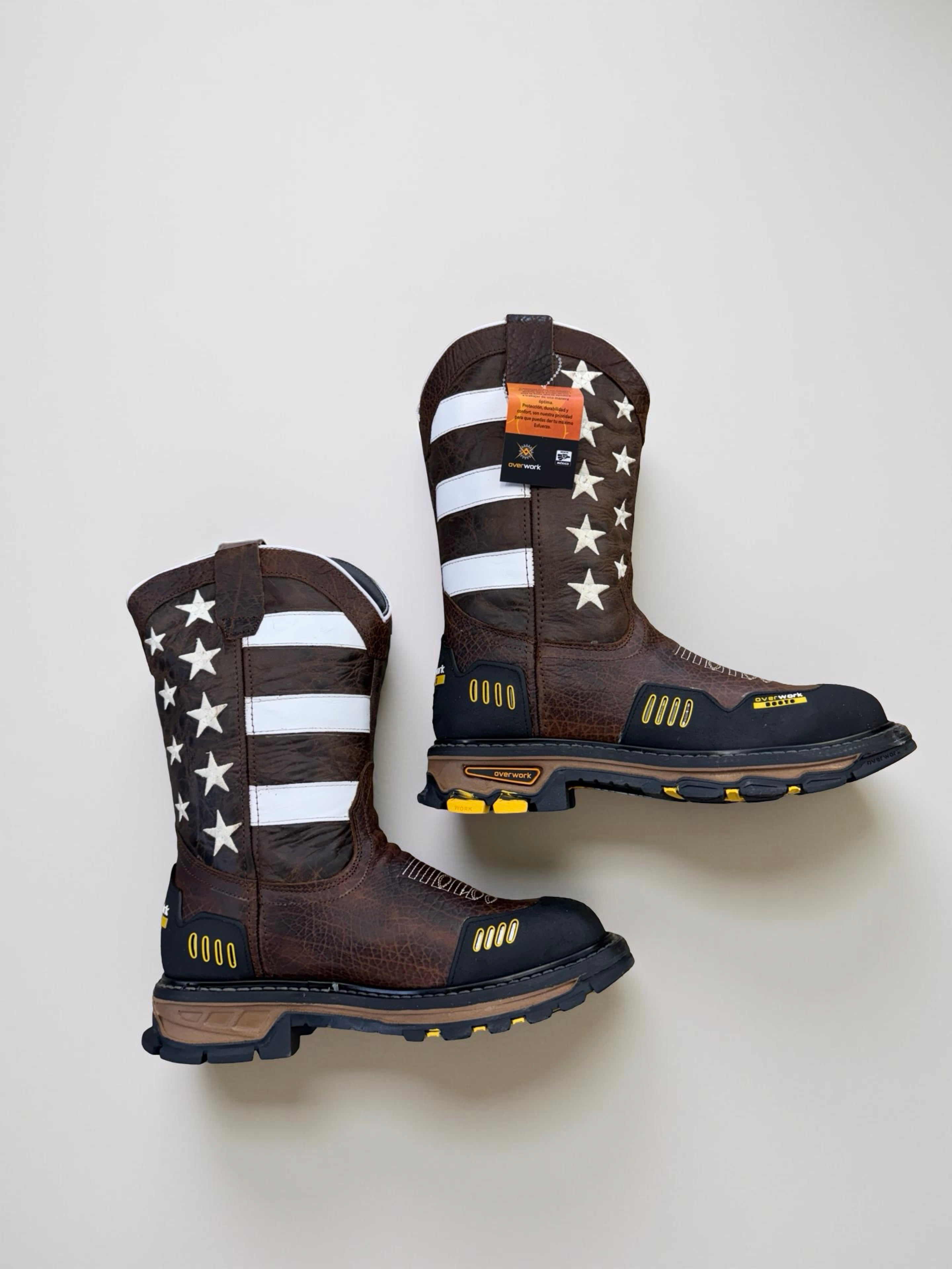 ‘’SHOULDER’’ CAFE STEEL TOE WORK BOOTS