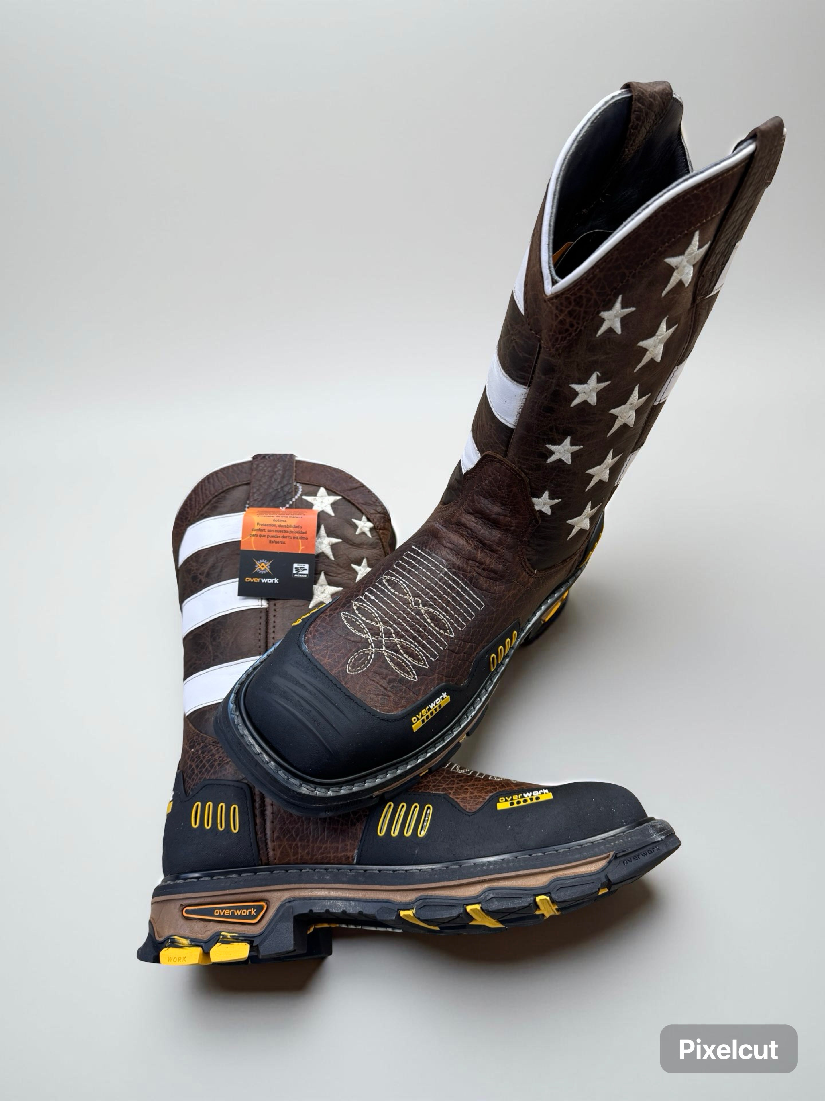 ‘’SHOULDER’’ CAFE STEEL TOE WORK BOOTS