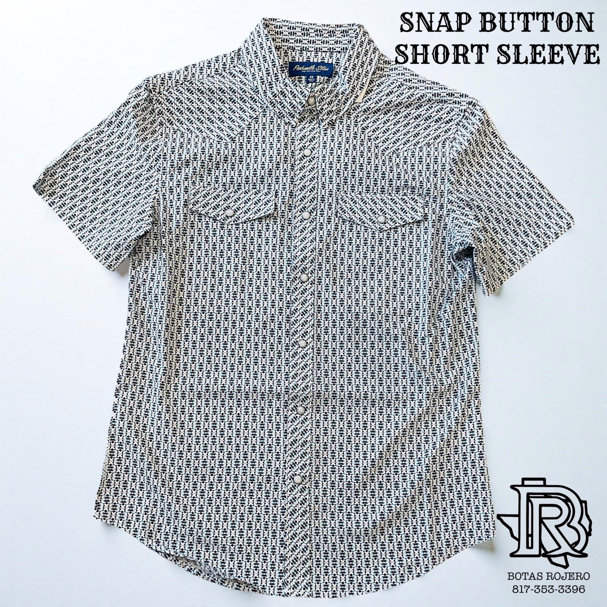 MEN’S PANHANDLE SHORT SLEEVE AQUA SNAP SHIRT | TMN3S05724
