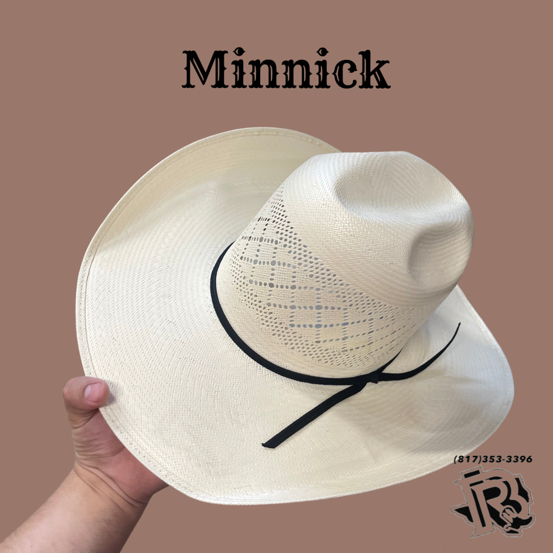 “ DOUBLE DIAMOND “ | COWBOY WESTERN STRAW HAT IVORY RODEO KING 4 1/4” brim