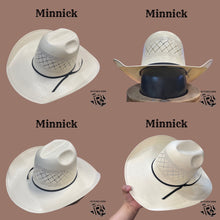 Load image into Gallery viewer, “ DOUBLE DIAMOND “ | COWBOY WESTERN STRAW HAT IVORY