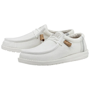 Mens hey dude Wally Break Stitch White | 40015-100