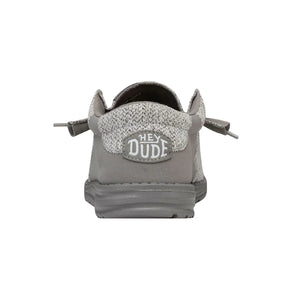 ‘SAUL’’ HEY DUDE WALLY STITCH FLECKED WOVEN GREY | 40167-030