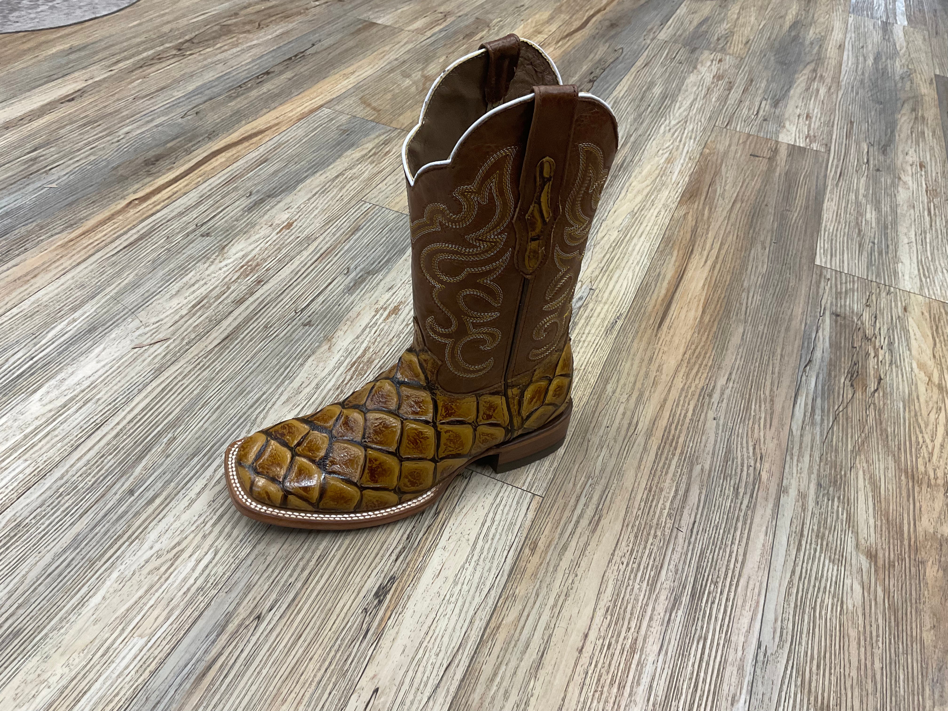 MEN’S WESTERN PRINTED FISH BOOTS