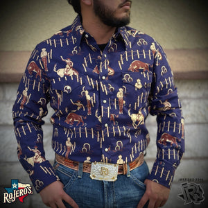 “ Greyson “ | Men Western Long Sleeve Vintage Shirt RRMSOSRZ1N