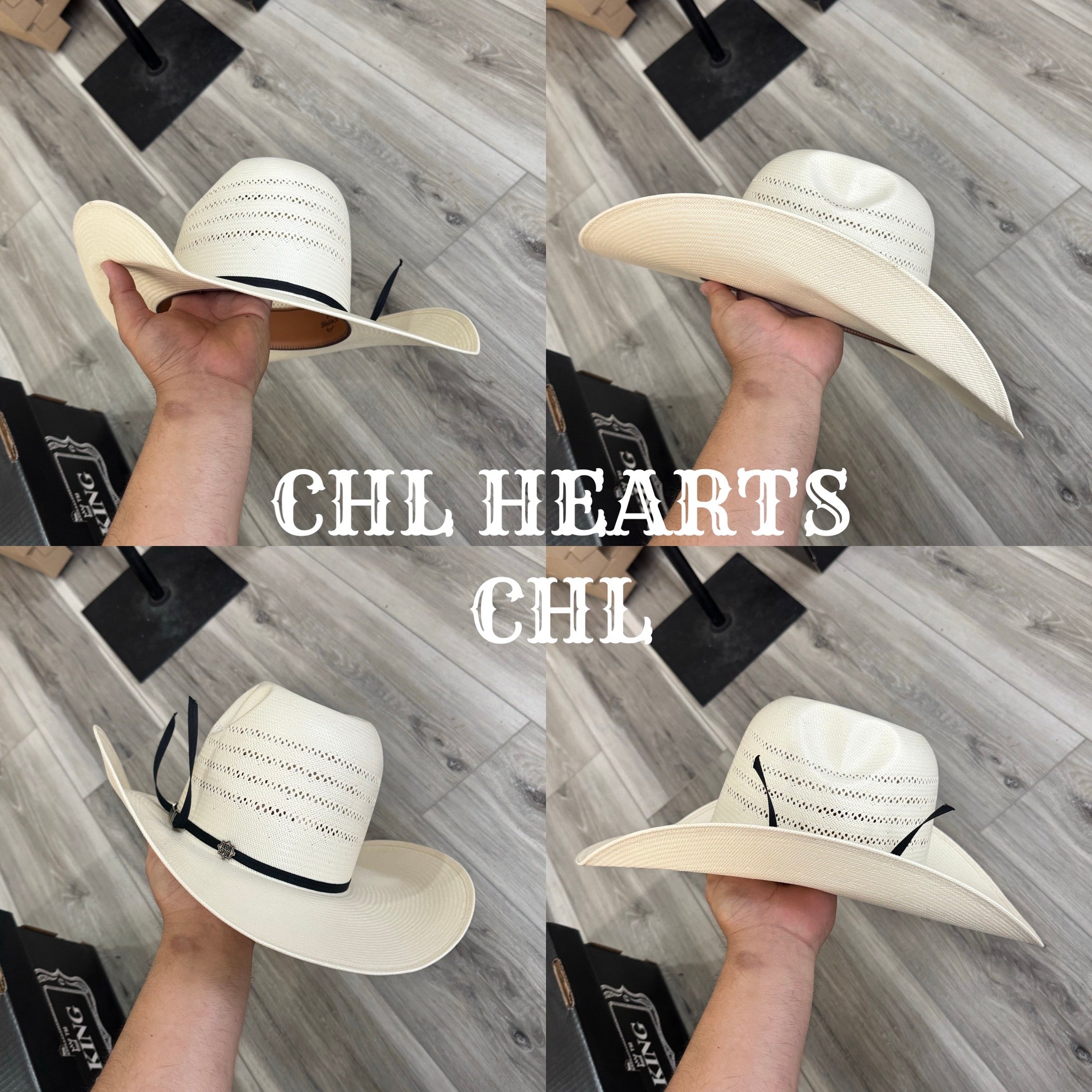 “ ROUND ROCK “ | IRON SPUR WESTERN STRAW HAT 4 1/4” #145