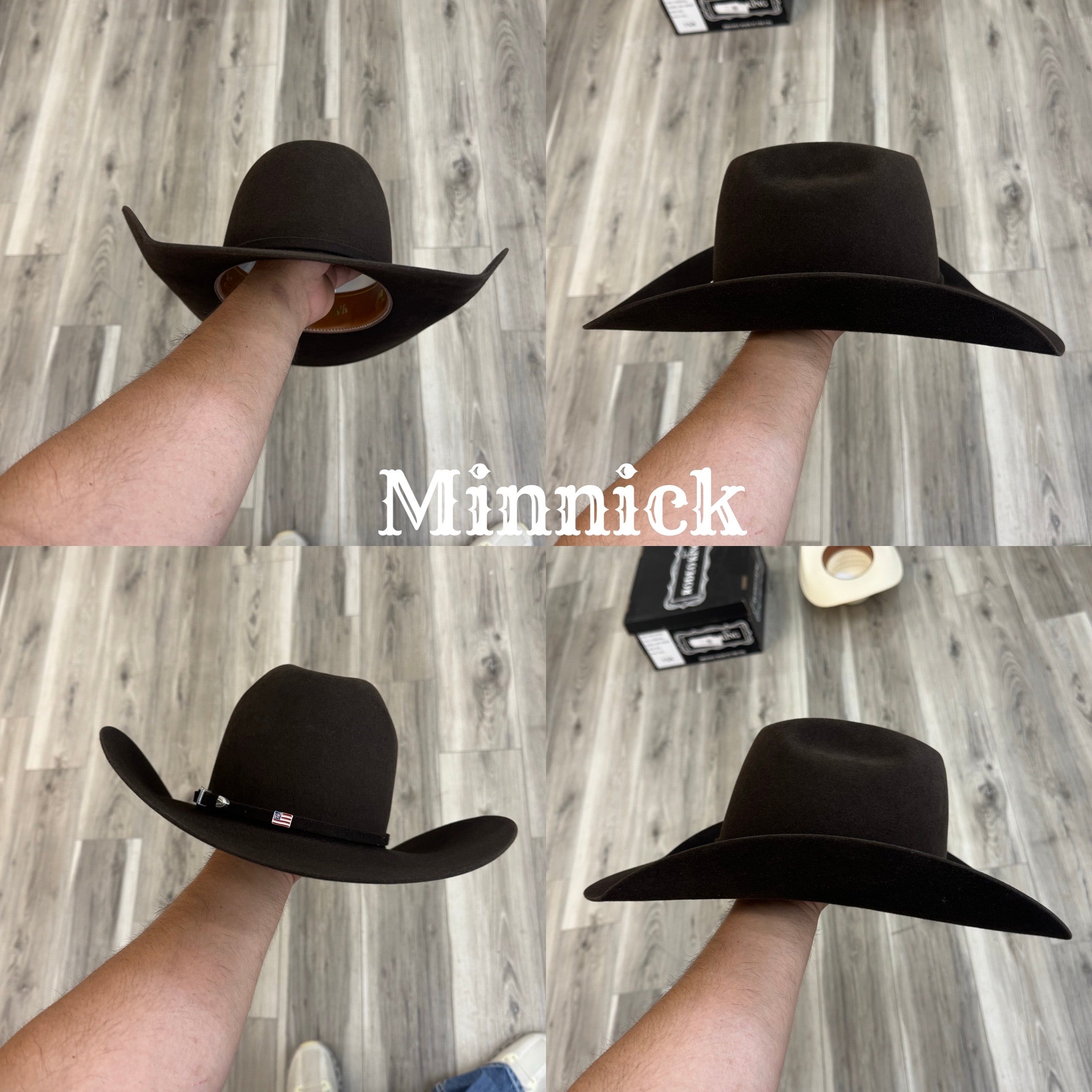 7X CHOCOLATE | AMERICAN HAT FELT COWBOY HAT