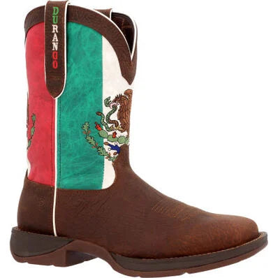 Durango Mexico Flag STEEL Work Boots | DDB0431