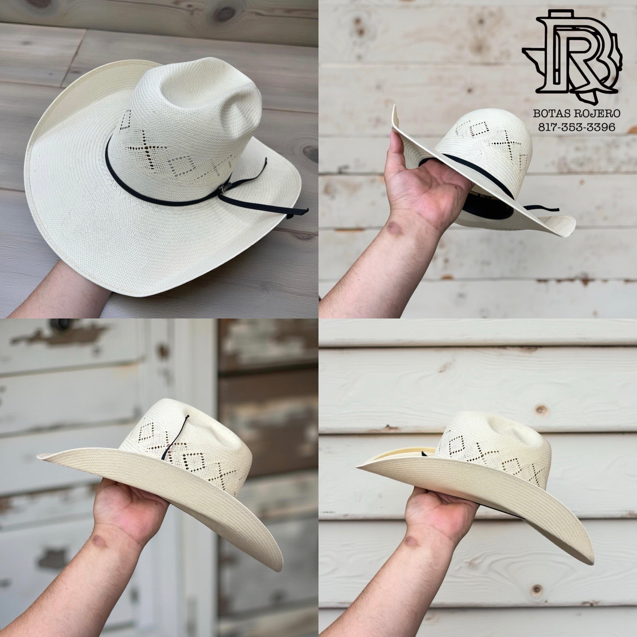 TWISTER 10X | “ X & DIAMONDS “ SHANTUNG HAT NATURAL T73908