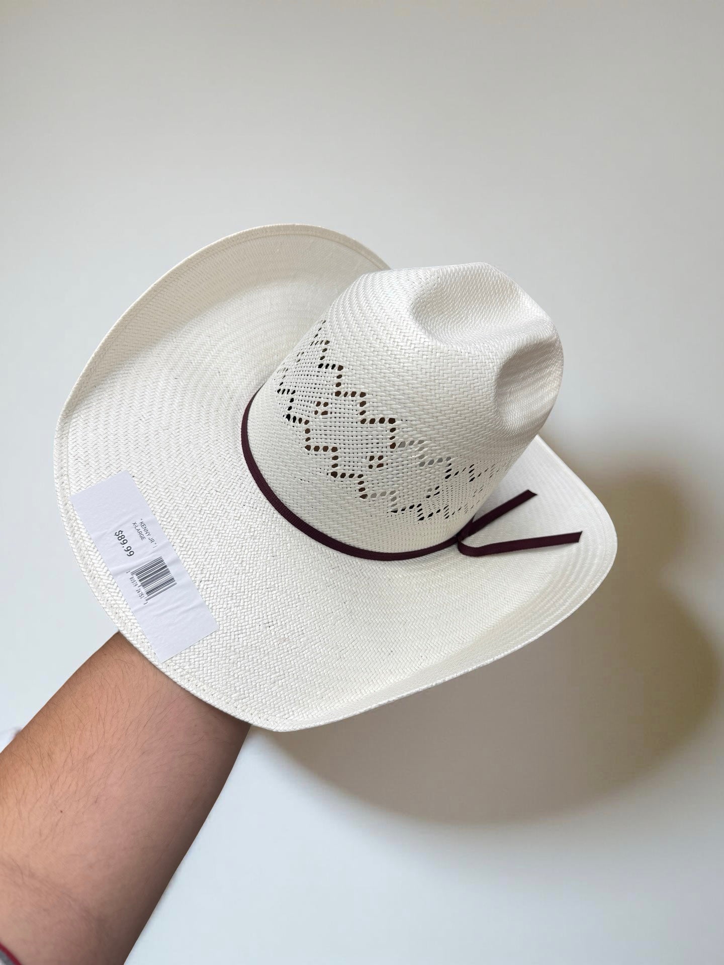 “ KENNY JR “ | IRON SPUR ™️ KIDS OPEN CROWN WESTERN HAT