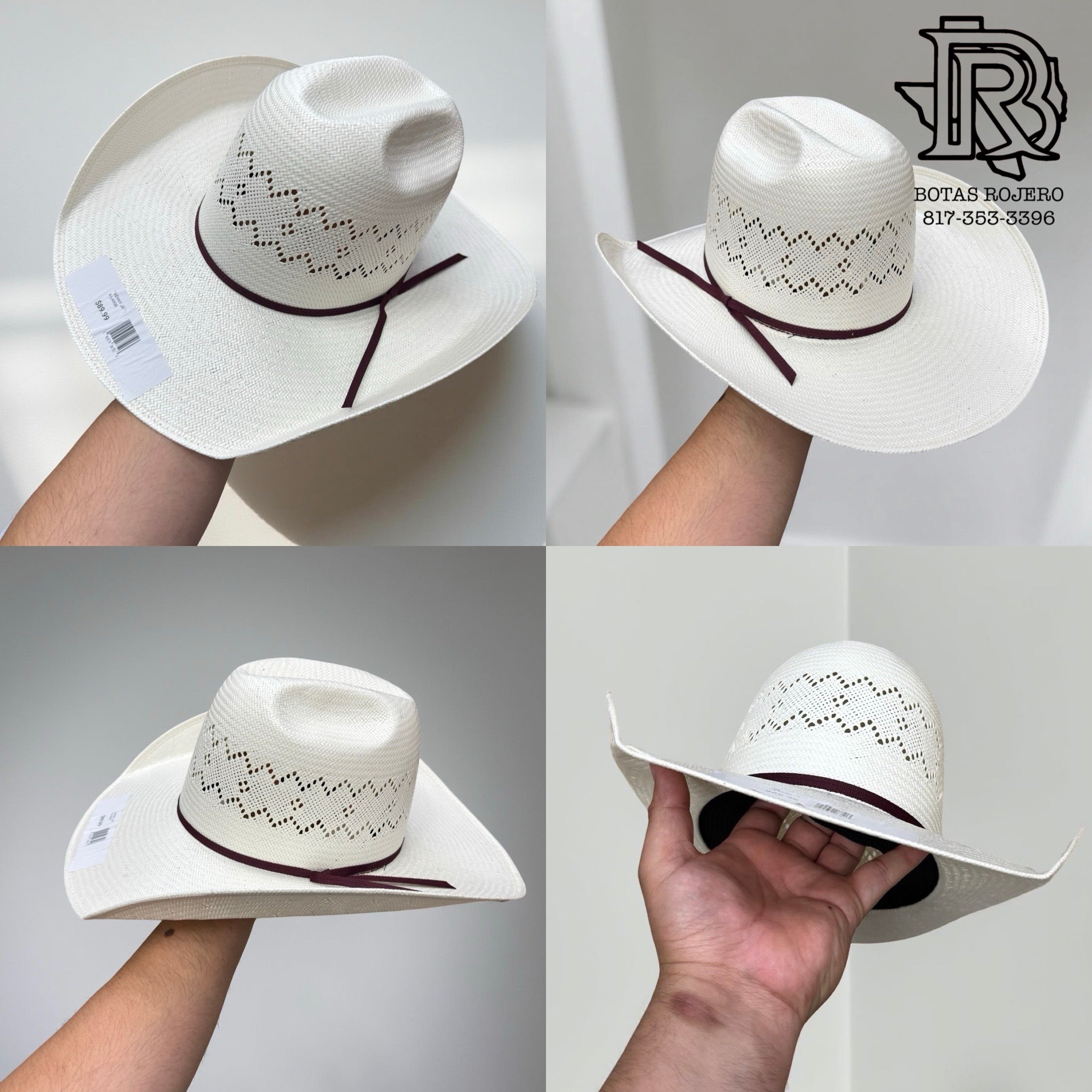 “ KENNY JR “ | IRON SPUR ™️ KIDS OPEN CROWN WESTERN HAT