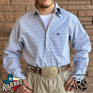 WHITE MEN’S BUTTON UP SHIRT (10052359)