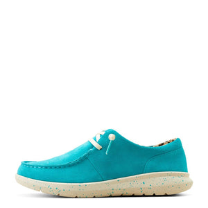 ARIAT WOMEN'S HILO BRIGHTEST TURQUOISE SLIP ON SHOES | 10050971 BBB