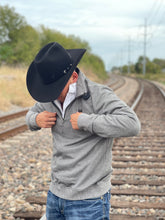 Load image into Gallery viewer, CINCH | Men&#39;s Grey 1/4 Zip Sweater Knit Pullover Sweatshirt