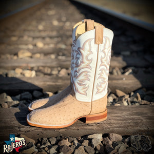 “ PASCOE “ | ANTIQUE TAN FULL QUILL JUSTIN BOOTS #8572