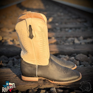 ‘’LALO’’ MENS BLACK WESTERN BOOTS MORELIA