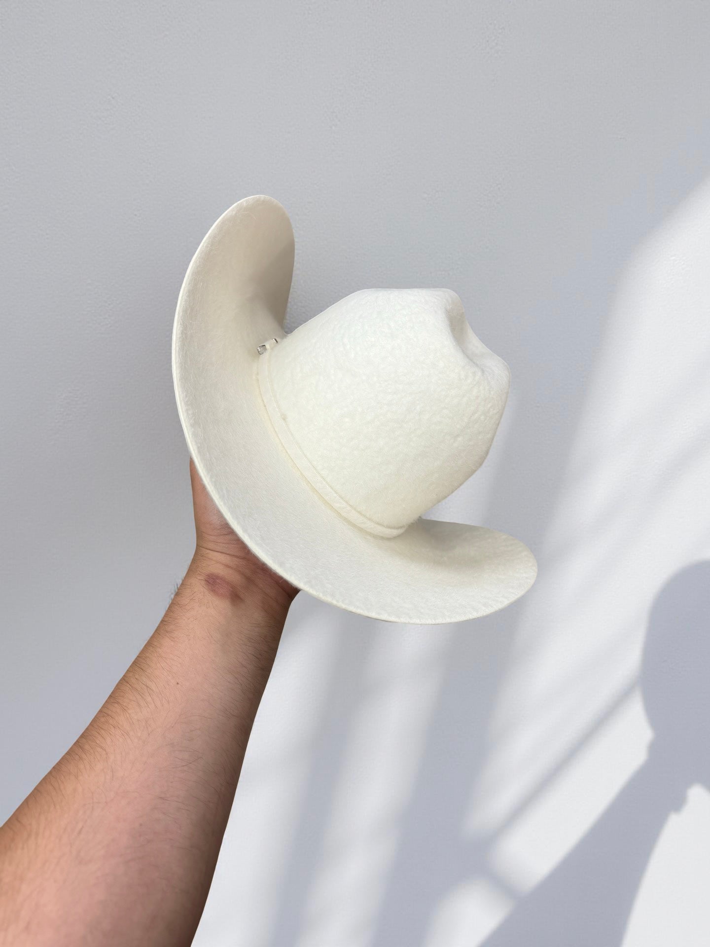 10x GRIZZLY | WHITE RODEO KING WESTERN COWBOY FELT HATS