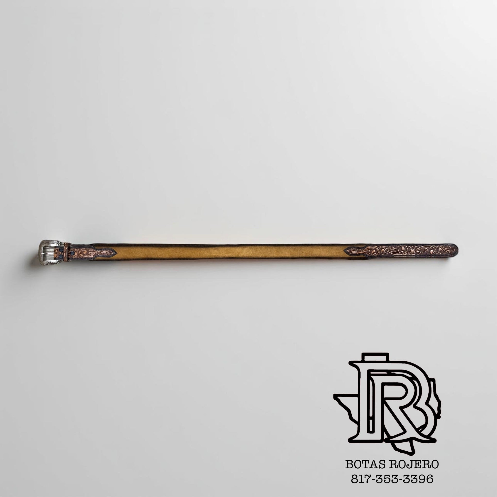 MENS NOCONA 1 1/2 SCRL BELT CALF HAIR BROWN | N210009302