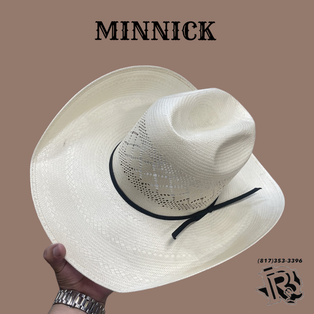 “ DOUBLE DIAMOND “ | COWBOY WESTERN STRAW HAT IVORY RODEO KING 4 1/4” brim