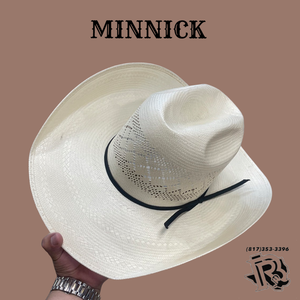 “ DOUBLE DIAMOND “ | COWBOY WESTERN STRAW HAT IVORY RODEO KING 4 1/4” brim