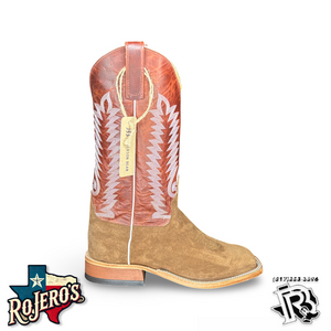 “ JULIAN“ | MEN ANDERSON BEAN  SQUARE TOE LATTE BACON  BOOTS| 337827