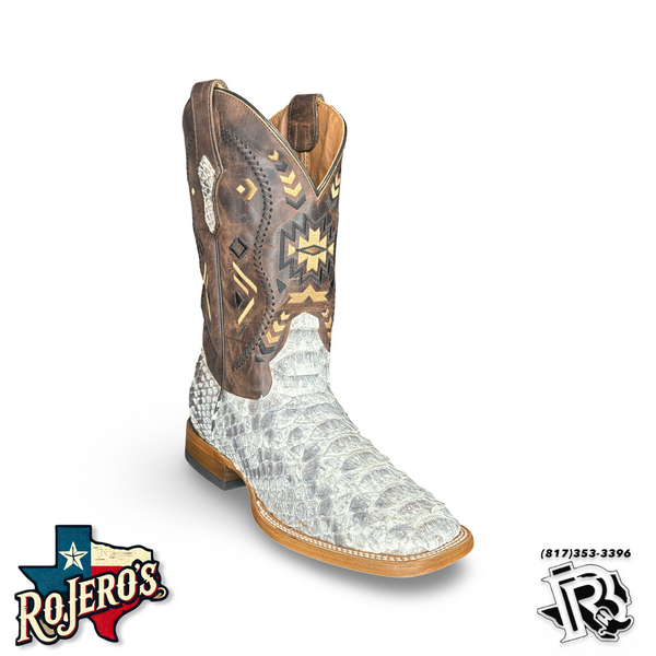 カンミン ポラロイド FRANK “ | JUMBO ORIGINAL PYTHON NATURAL MEN SQUARE TOE WESTERN