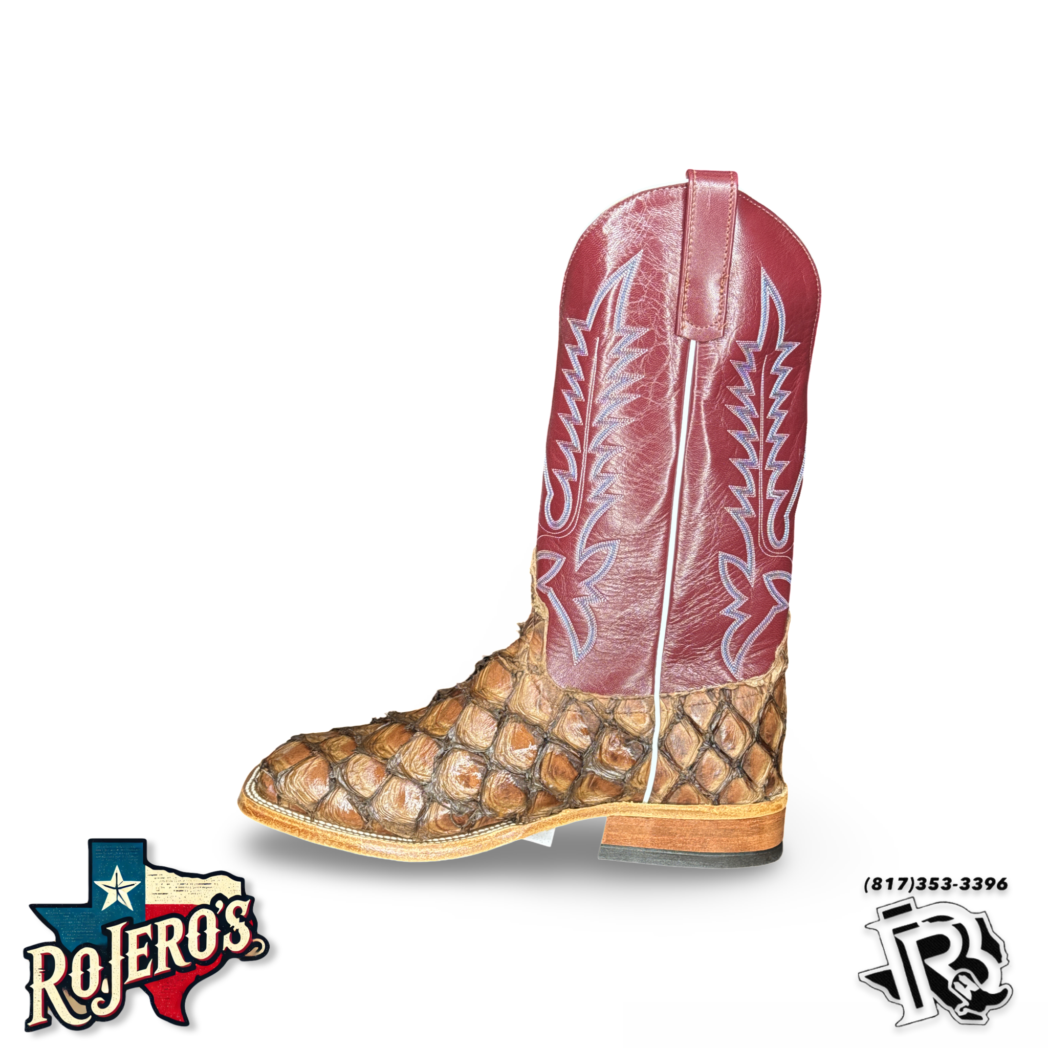 ANDERSON BEAN | CIGAR FISH MEN WESTERN SQUARE TOE BOOTS STYLE 2022