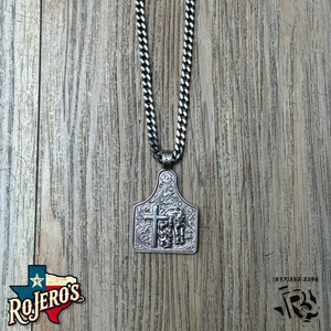 TWISTER MENS NECKLACE 24" CHAIN PRAYING COWBOY | 32166
