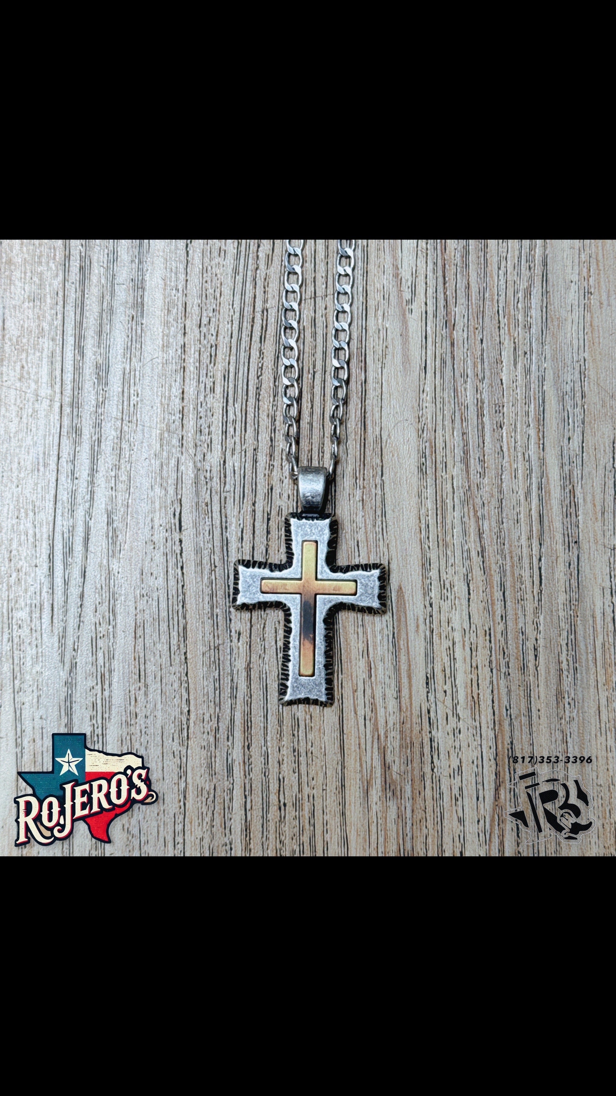 Twister Men's Cross Necklace| 32162