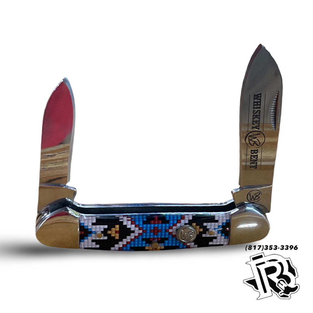 “ Charles  “ | WHISKEY BENT KNIFE WESTERN MULTI COLOR  WB12-06