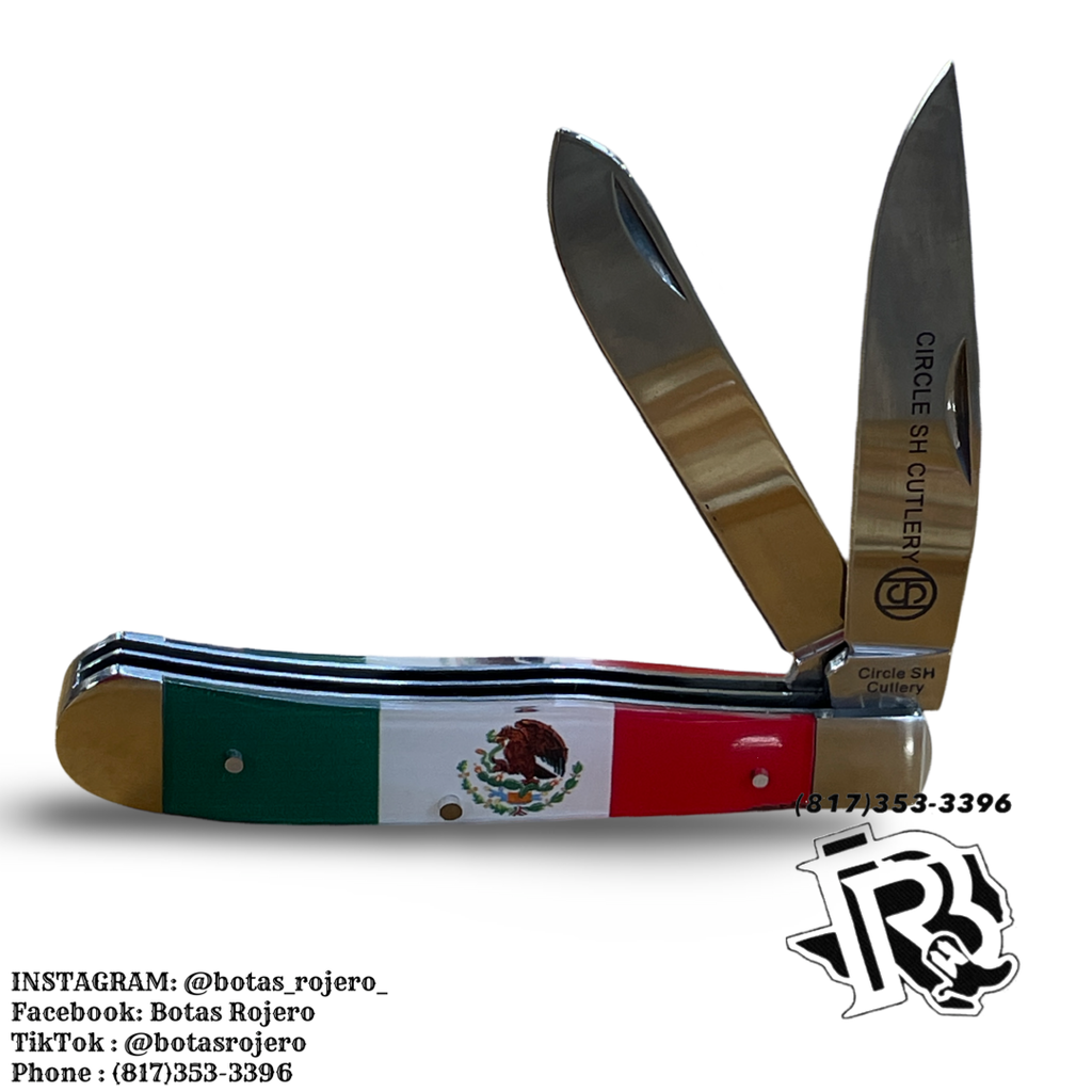 “ Waylon “ | Mexico Flag Circle SH Cutlery CSH-MEXF