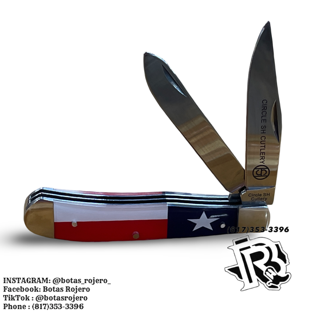 “ Ryan “ | TEXAS FLAG KNIFE DOUBLE BLADE OK314