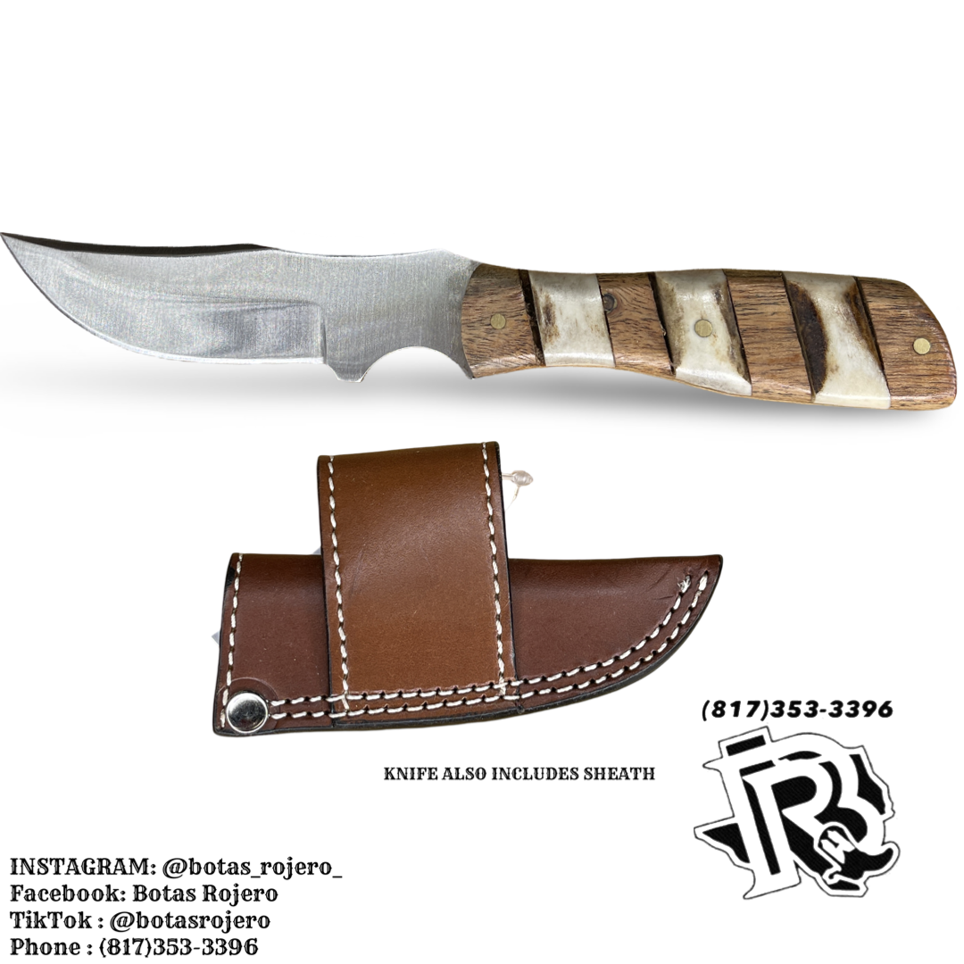 “ Tate “ | Knife with sheath bone and wood