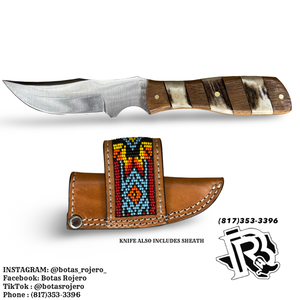 “ Anthony “ | MEN WESTERN KNIFE WITH AZTEC