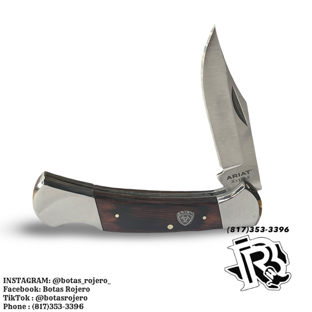 “ Ethan “ | Pocket knife dark wood