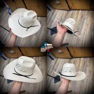 “ CROSS “ | RODEO KING STRAW COWBOY HAT IVORY