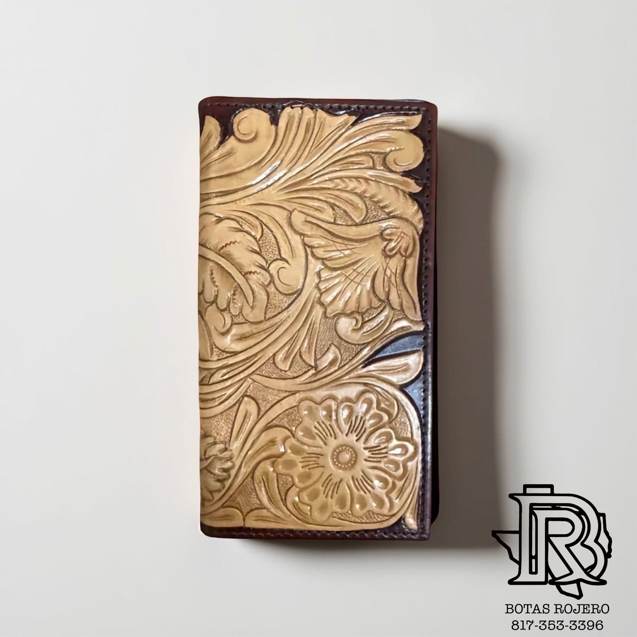 “ TRAVIS “ | IRON SPUR WESTERN RODEO WALLET LIGHT BROWN