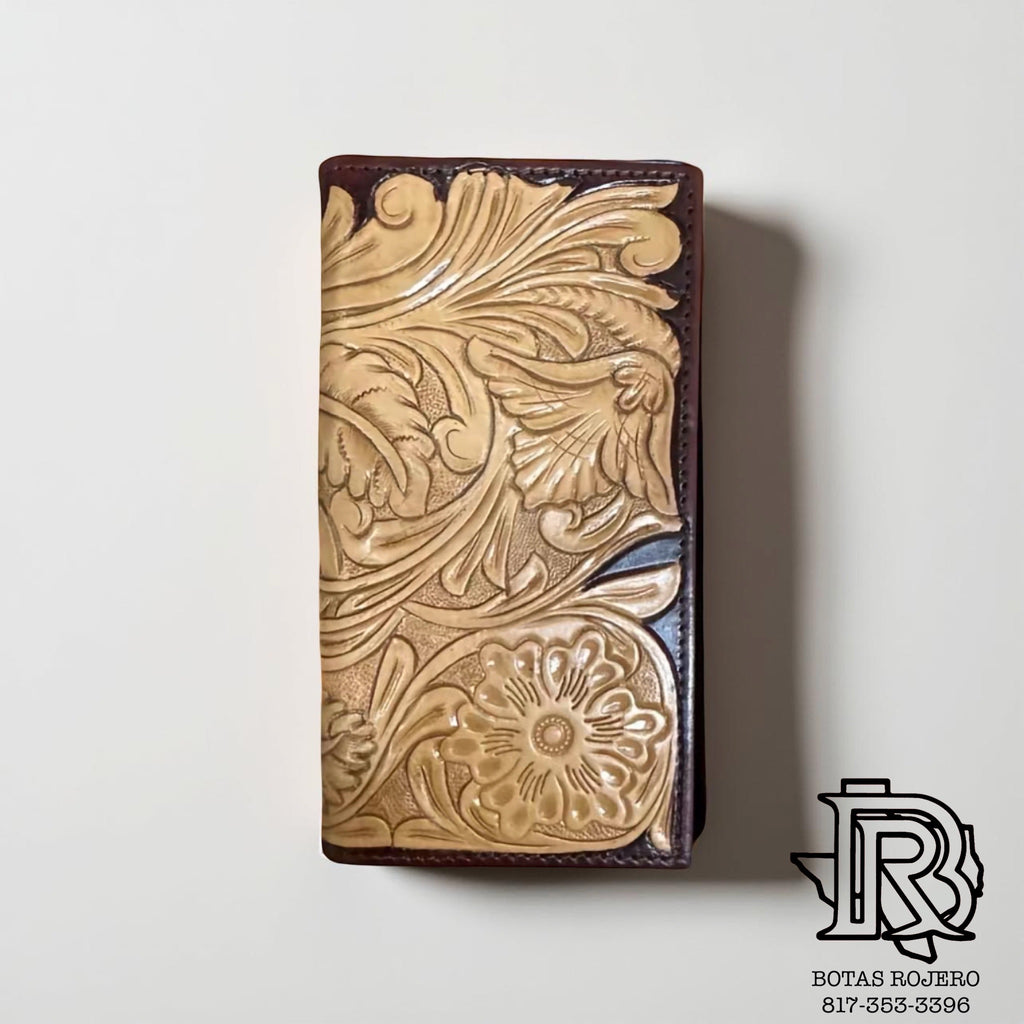 “ TRAVIS “ | IRON SPUR WESTERN RODEO WALLET LIGHT BROWN