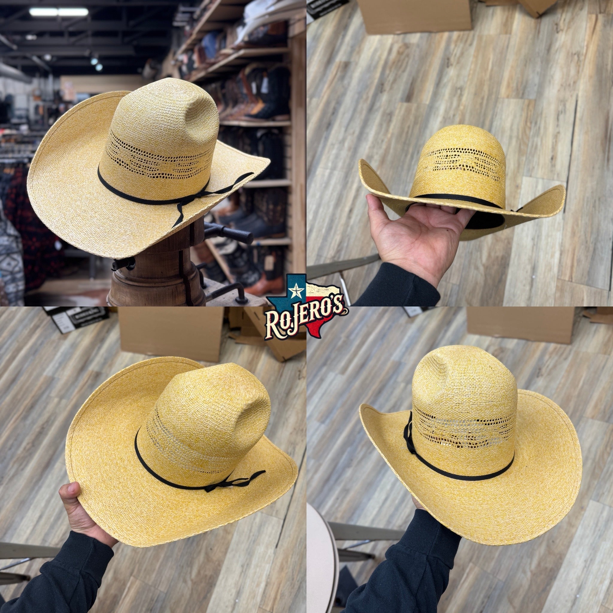 HB BANGORA | RODEO KING  STRAW COWBOY HAT