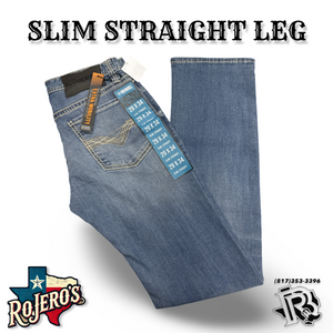 Mens Rock & Roll Ladder stitch revolver Medium Vintage Jeans | BM1RD02490 BLUE LABEL
