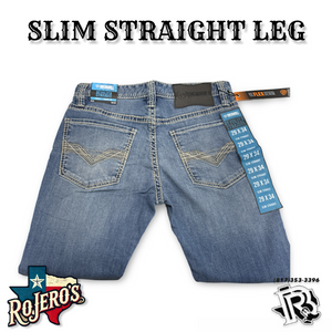 Mens Rock & Roll Ladder stitch revolver Medium Vintage Jeans | BM1RD02490 BLUE LABEL