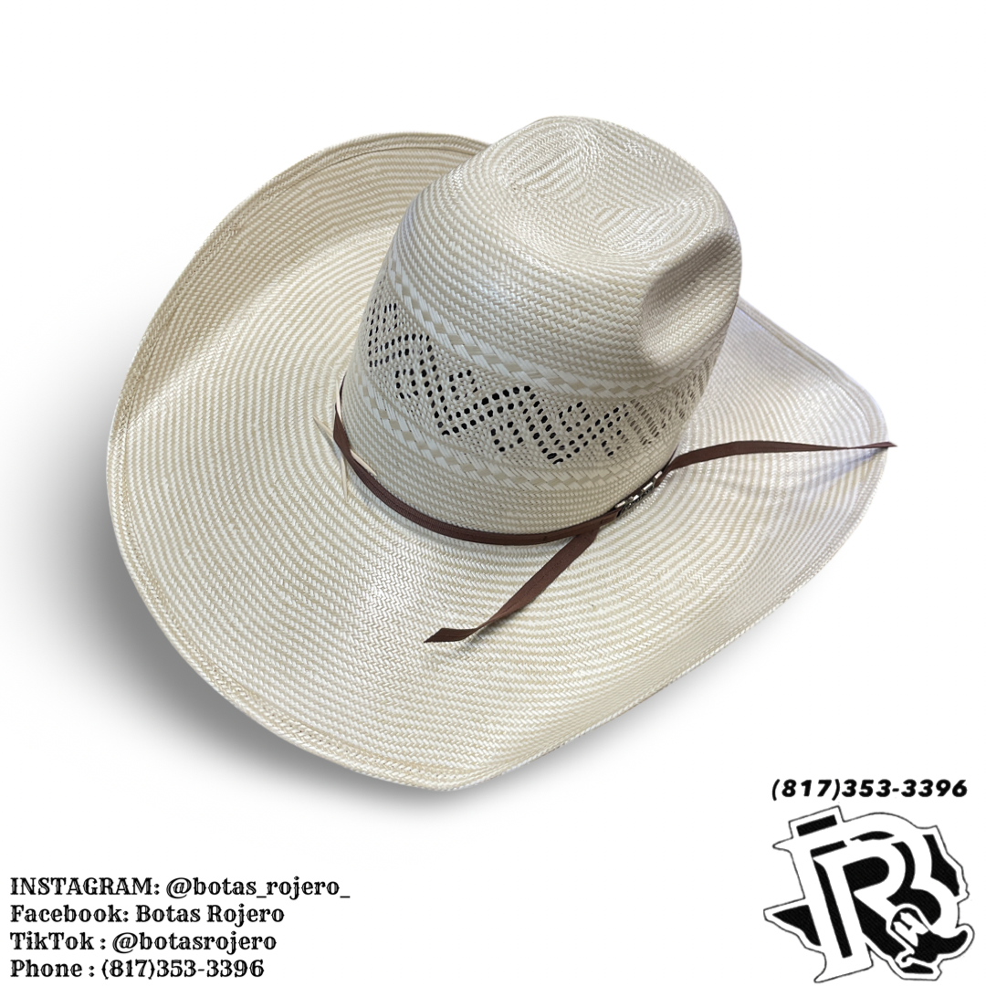 “ 6600 ” AMERICAN HAT COWBOY STRAW HAT 1/4 - Main Image