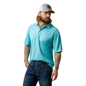 “ KEVIN “ | Mens ARIAT polo Maui blue 10044938