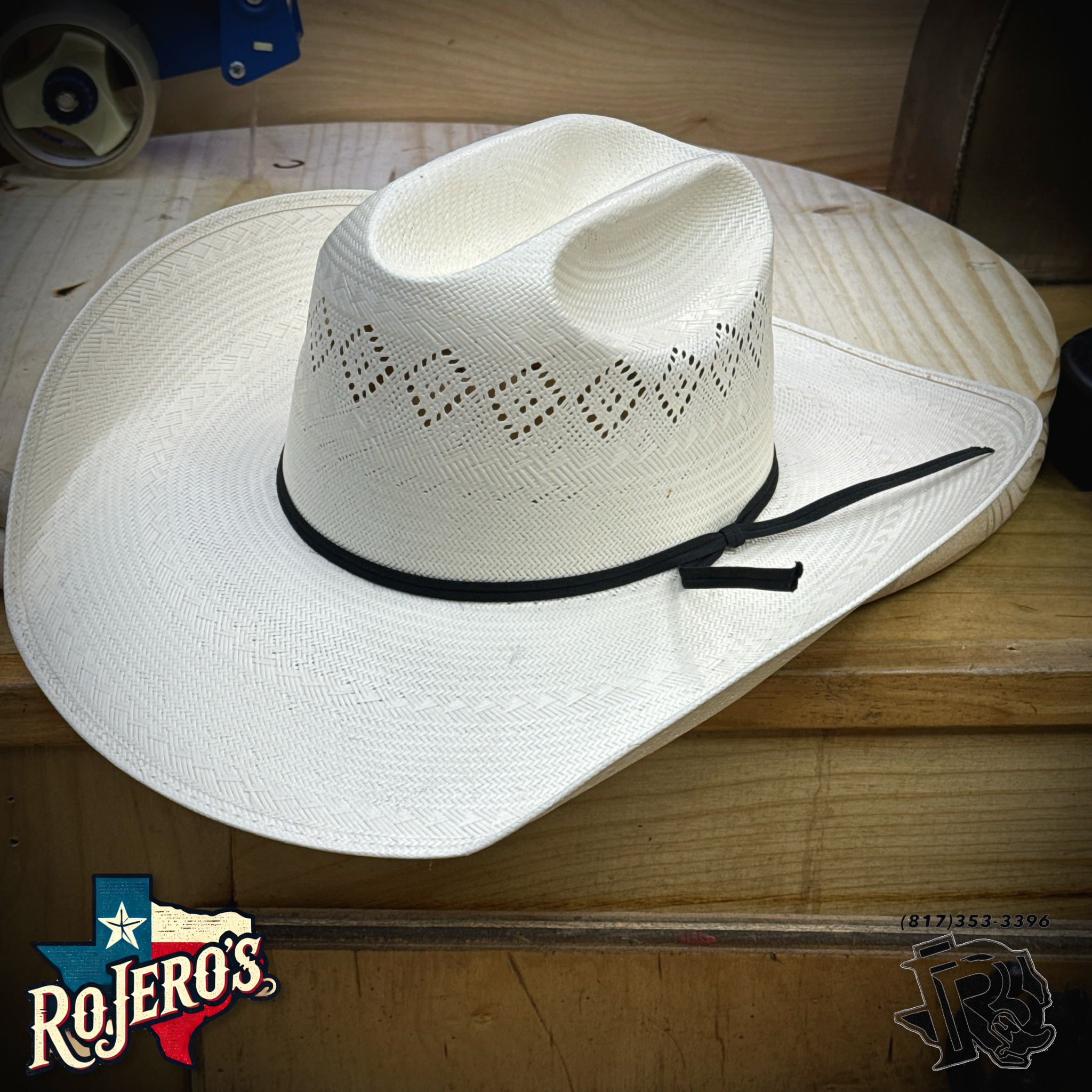 “ 24K “ | COWBOY STRAW HAT IVORY