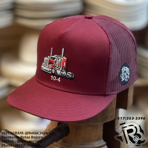 ‘’ISRAEL’’ |BURGUNDY TRUCKER CAP