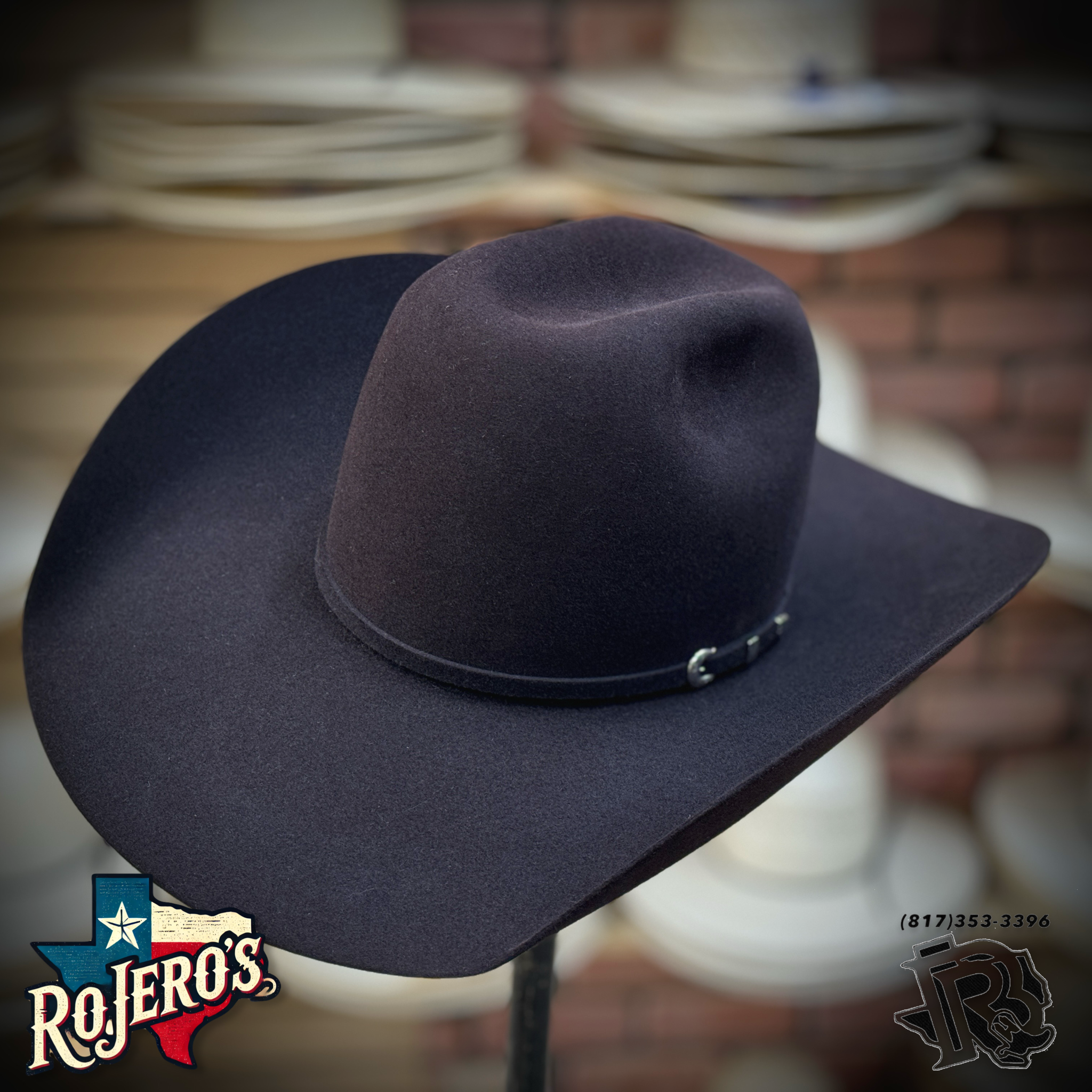 10X BLACK CHERRY | RODEO KING COWBOY FELT HAT