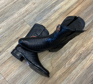 ‘’Robert’’ Mens Black Caiman Belly