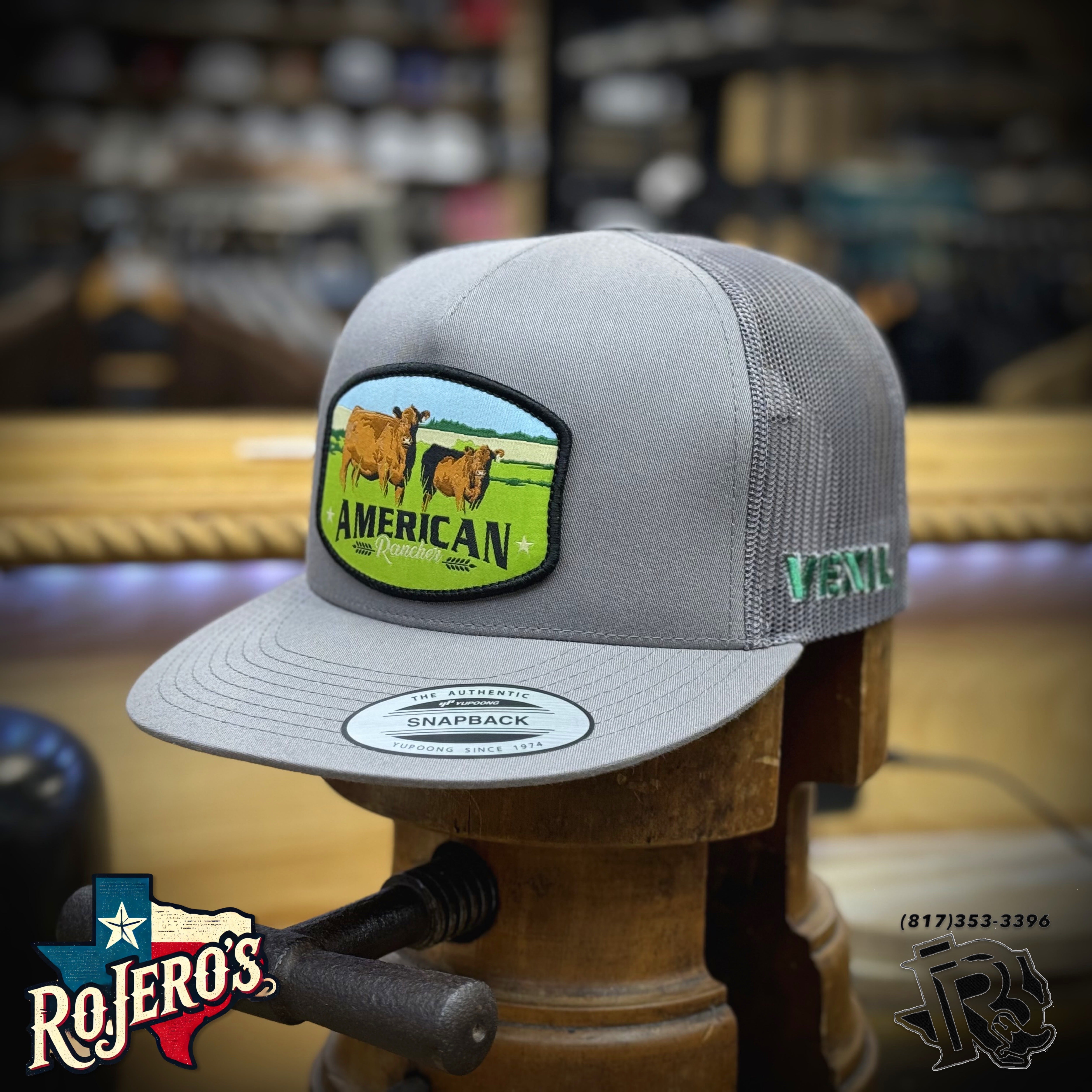 JACOB'' MENS VEXIL AMERICAN RANCHER-RED ANGUS COW/CALF-LT STEEL