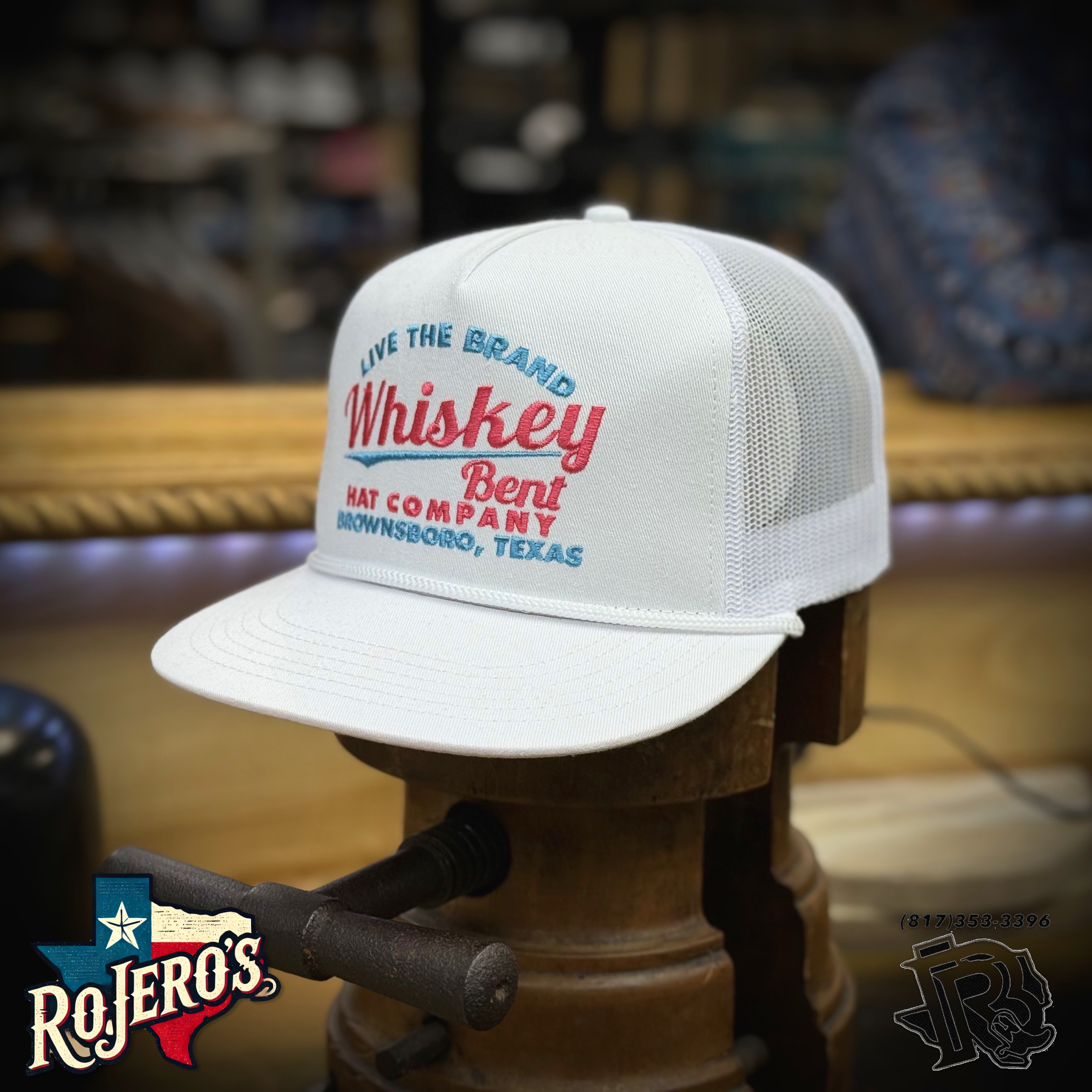 WHISKEY BENT CAPS |  CALI CAP WHITE WHITE